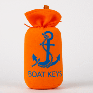 Μπρελόκ BOAT KEYS που επιπλέει /πορτοκαλί