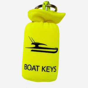 Μπρελόκ BOAT KEYS που επιπλέει /κίτρινο